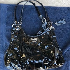 Coach Black Patent Purse